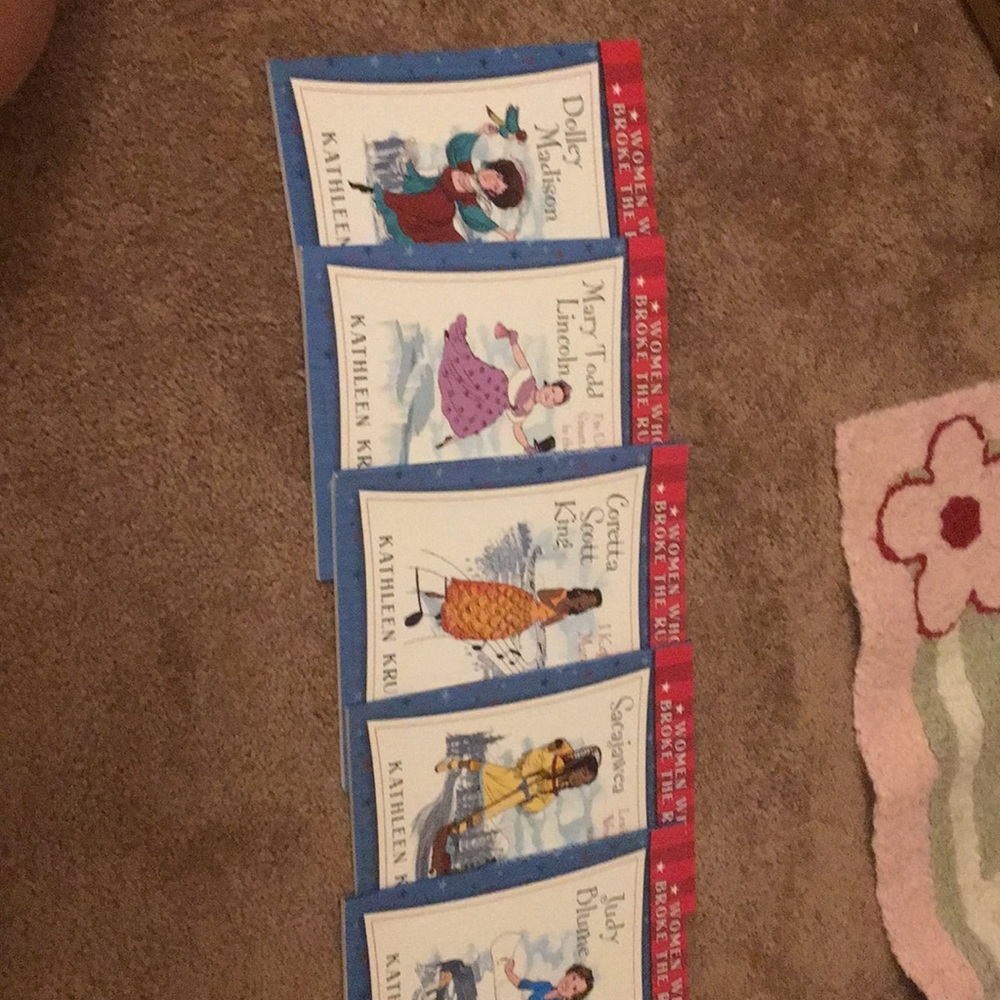 Women who broke the rules books! 5 books.